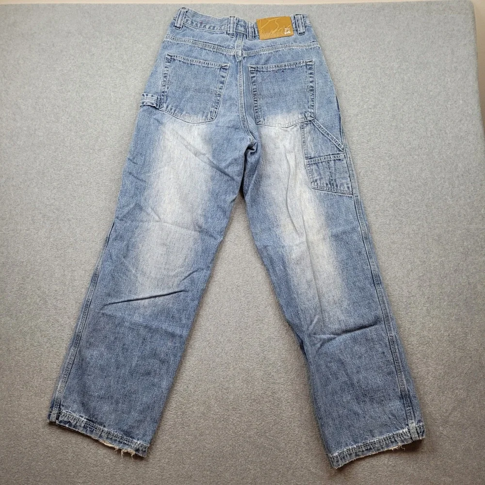P.J. Mark Carpenter‎ Jeans Mens 30x32 Blue Baggy Wide Leg Y2K Streetwear